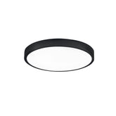 PLAFONIERA LED DOMO NERA TONDA 24W 2700LM 4000K IP44 24X2,4CM
