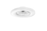 PLAFONIERA LED VENTILATORE GARBIN BIANCO 40W 5500LM CCT DIMM. CON TELECOMANDO RF INCLUSO E SPEAKER BLUETOOTH 15X54,5CM