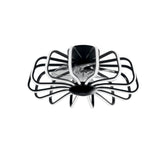 PLAFONIERA LED VENTILATORE GRECALE NERO 80W 8470LM CCT DIMM. Wi-Fi 50X20,7CM