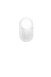APPLIQUE LED HOCKEY BIANCO IN METALLO+ALLUMINIO 6W CCT 2700/3200/4000K 36X18X14CM