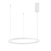 SOSPENSIONE LED HOOP BIANCA 30W 4500LM CCT 60X60X150CM