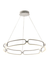 SOSPENSIONE LED INFINITY BIANCA 61,5W 5530LM 4000K 78X10X120CM
