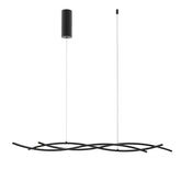 SOSPENSIONE LED KINETIC NERA 40W 5100LM CCT 117,2X6X105CM