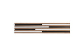 PLAFONIERA LED KUMA NERA IN LEGNO 24W CCT 2700/3200/4000K L80X 15XH5,2