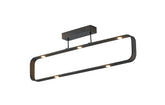 PLAFONIERA LED MOKA MARRONE 35W 2940LM 4000K 80X16X26CM