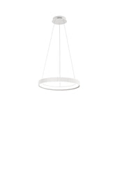 SOSPENSIONE LED NIKE BIANCA IN METALLO 40W 5840LM DIP-CCT 2700/3200/4000K D49,5XH5CM