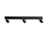 APPLIQUE LED ORIENTED NERA 3XGU10 + LED 2X8W 800LM CCT 90X19X3CM