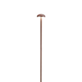 KIT 4PZ PALETTI DA GIARDINO LED DC24V PUCK BRONZO 3W 360LM 3000K IP65 4,2X60CM INCLUSI CAVI 300CM