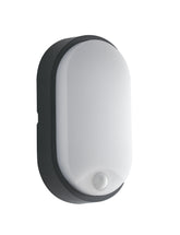 PLAFONIERA LED SENSITIVE ANTRACITE 14W 1600LM 4000K IP54 CON SENSORE 11,9X6,05X21,2CM