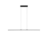 SOSPENSIONE LED SHANGHAI NERA 29W 3250LM 3000K 100X1,2X150CM