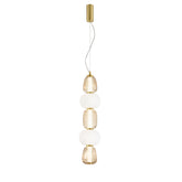 SOSPENSIONE LED TOTEM ORO 36W 3800LM 3000K 17X241CM