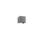 APPLIQUE BIEMISSIONE LED ALFA GRIGIA 2X5W 1200LM CCT IP54 10X10X10CM