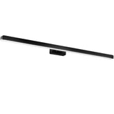 APPLIQUE LED LANCER NERO FISSAGGIO PARETE/SPECCHIO 13W 1000LM 3000K IP54 75x9x4CM