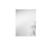 SPECCHIO TONDO DIAM.60CM RETROILLUMINATO LED CCT ARGENTO SENZA RAME 4MM STRUTTURA PVC PELLICOLA ANTIDEFLAGRANTE