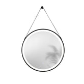 SPECCHIO GOCCIA 60X80CM RETROILLUMINATO LED CCT PULSANE SUL RETRO ARGENTO SENZA RAME 4MM STRUTTURA PVC PELLICOLA ANTIDEFLAGRANTE