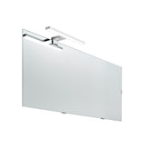 APPLIQUE LED SACS CROMO FISSAGGIO PARETE/SPECCHIO 4W 540LM 4000K IP44 30X10,3X4,6CM