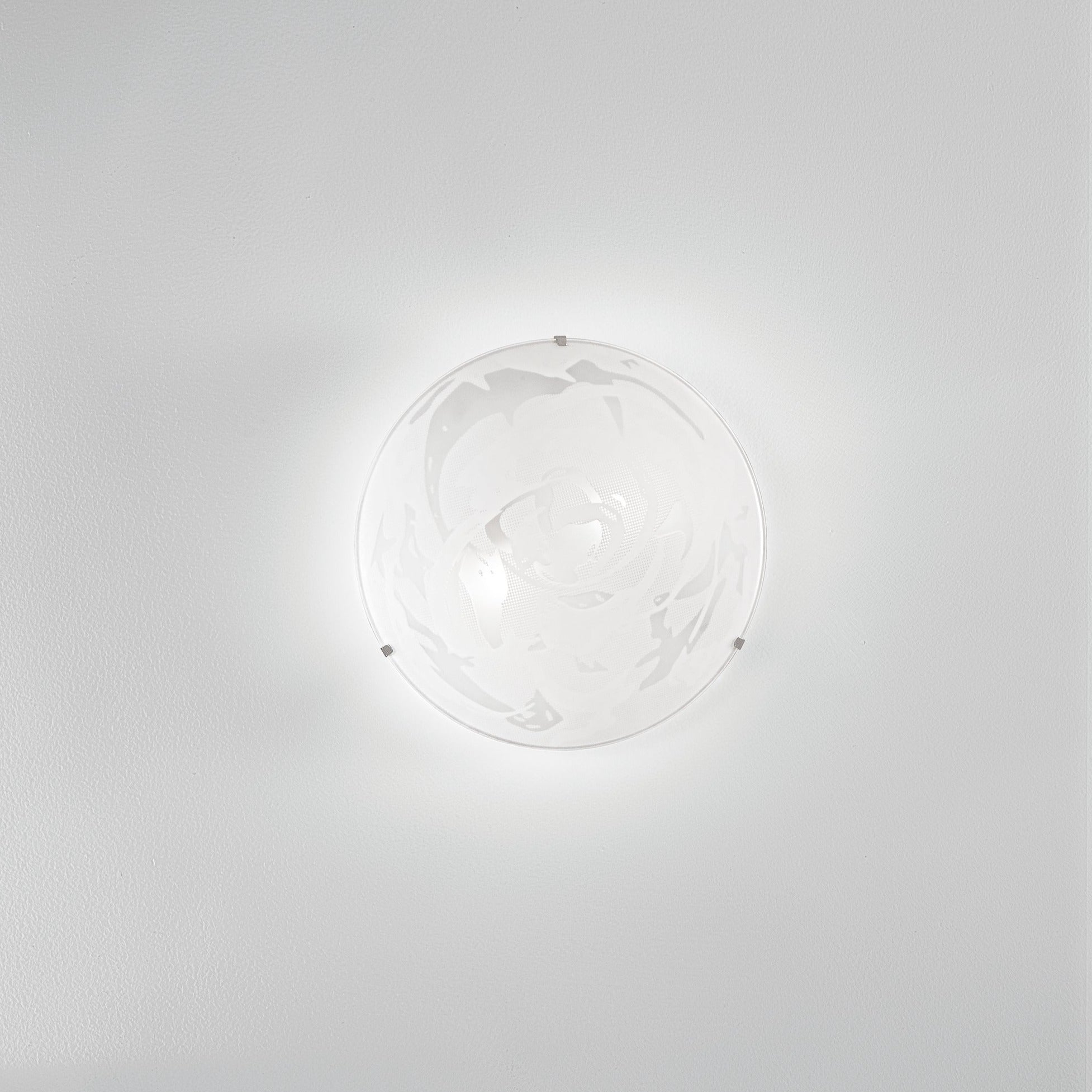 PLAFONIERA ALABASTRO BIANCA 2XE27 30X30X9,5CM