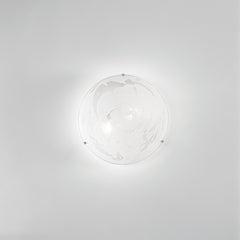 PLAFONIERA ALABASTRO BIANCA 2XE27 30X30X9,5CM