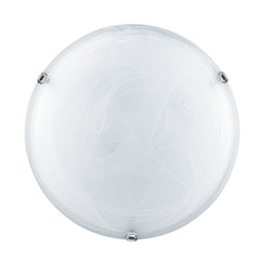 PLAFONIERA DUNA BIANCA 3XE27 50X50X11CM