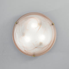 PLAFONIERA DUNA TABACCO 3XE27 50X50X11CM