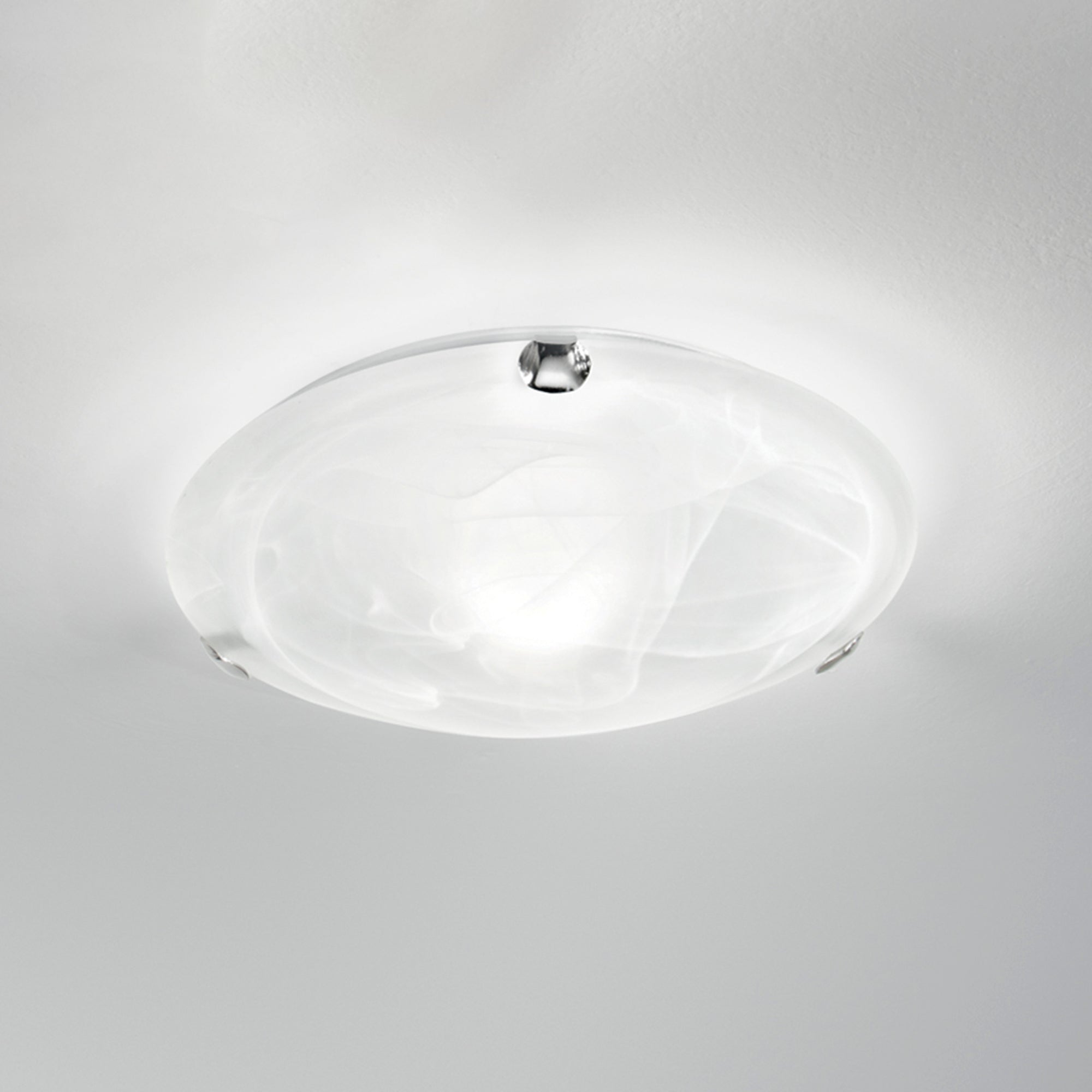 PLAFONIERA DUNA BIANCA 1XE27 30X30X8CM
