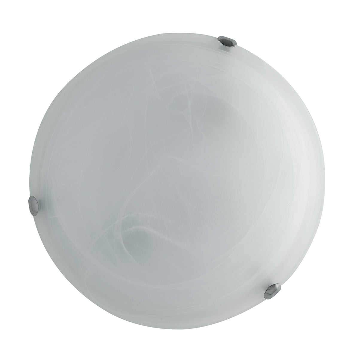 "Plafoniera DUNA in vetro bianco 40 Ø cm."
