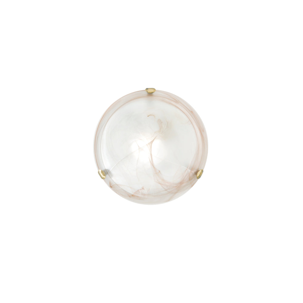 PLAFONIERA DUNA TABACCO 1XE27 30X30X8CM