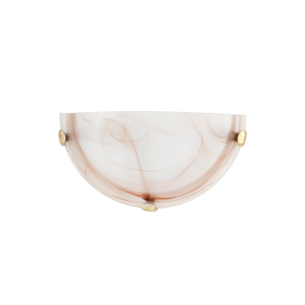 APPLIQUE DUNA TABACCO 1XE27 30X9X15CM