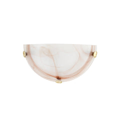 "Applique DUNA in vetro tabacco 30x15 cm."