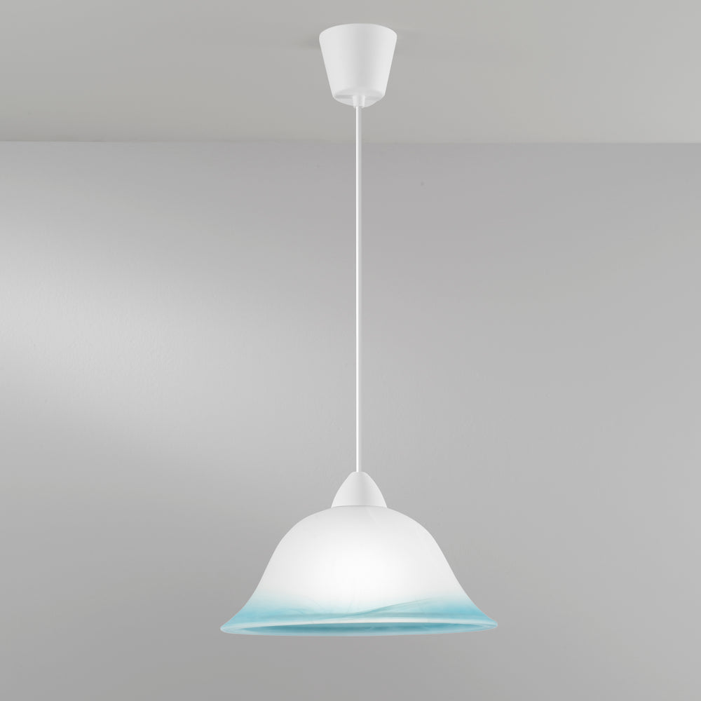SOSPENSIONE 700 BLU 1XE27 31X120CM