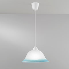 SOSPENSIONE 700 BLU 1XE27 31X120CM