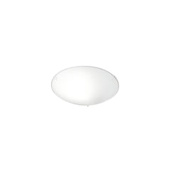 "Plafoniera EGIZIA in vetro bianco 25 Ø cm."