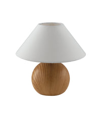 LUMETTO PINO LEGNO CHIARO/BIANCO 1XE14 23X23CM