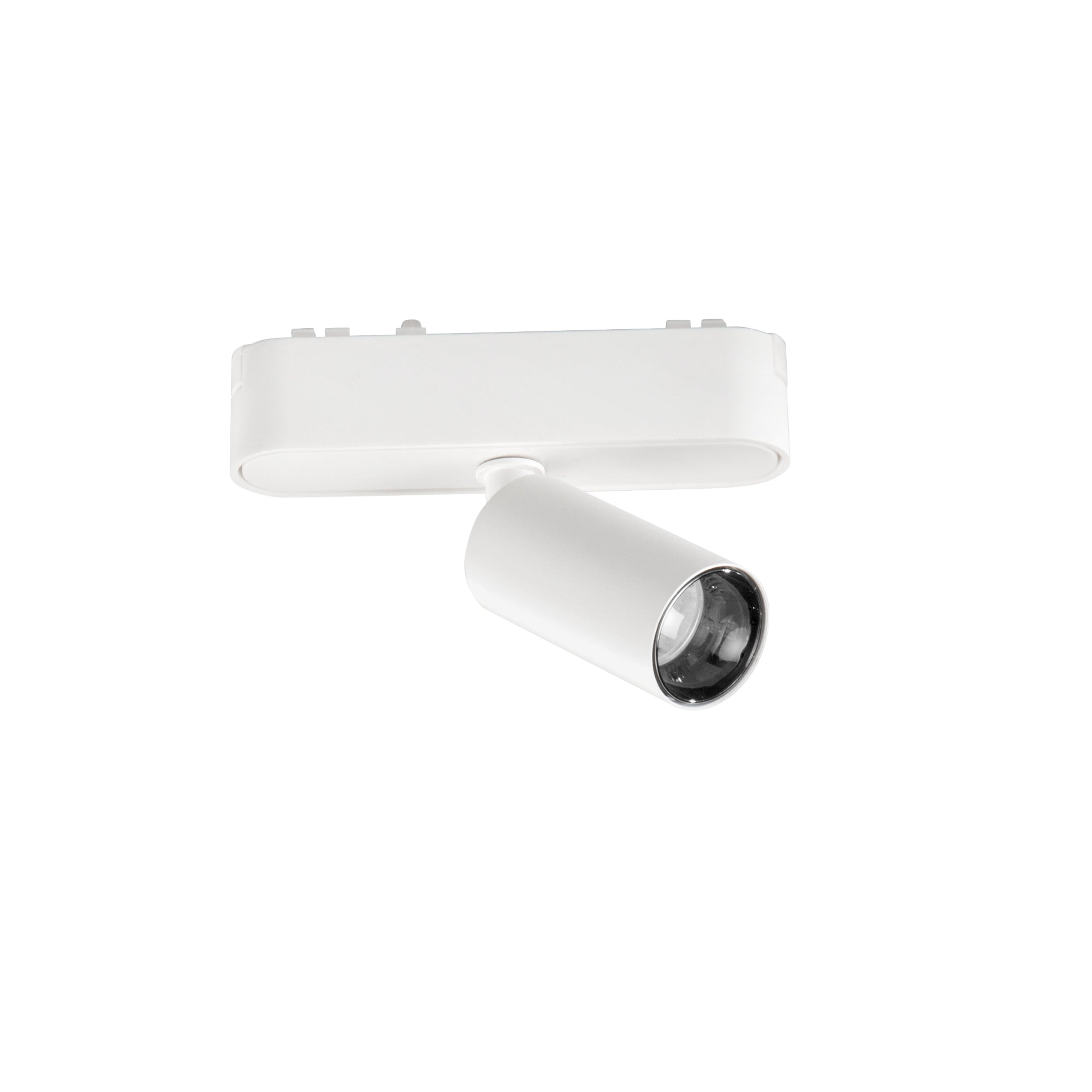 "Faro LED per binario BERNINI 48V in alluminio bianco 5W con CCT"