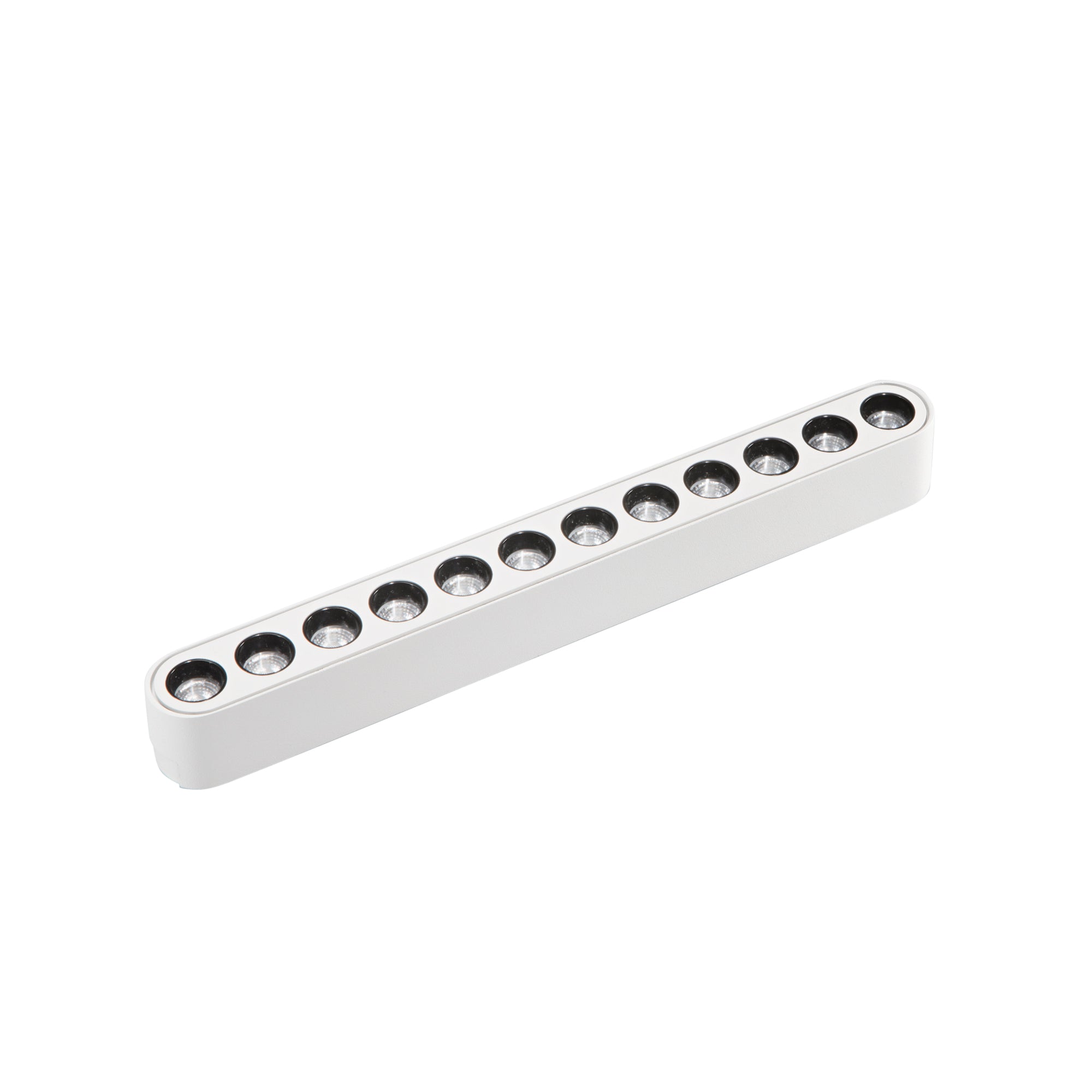 "Lampada LED lineare bianca per binario BERNINI 48V 12W con funzione CCT e UGR<19 22cm"