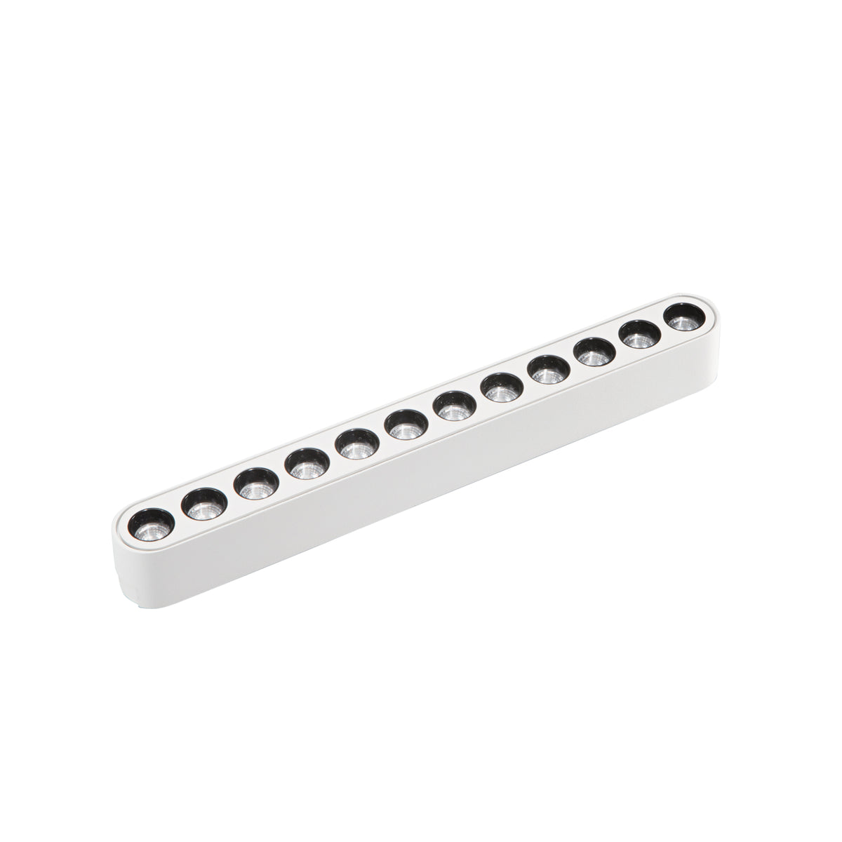 "Lampada LED lineare bianca per binario BERNINI 48V 12W con funzione CCT e UGR<19 22cm"