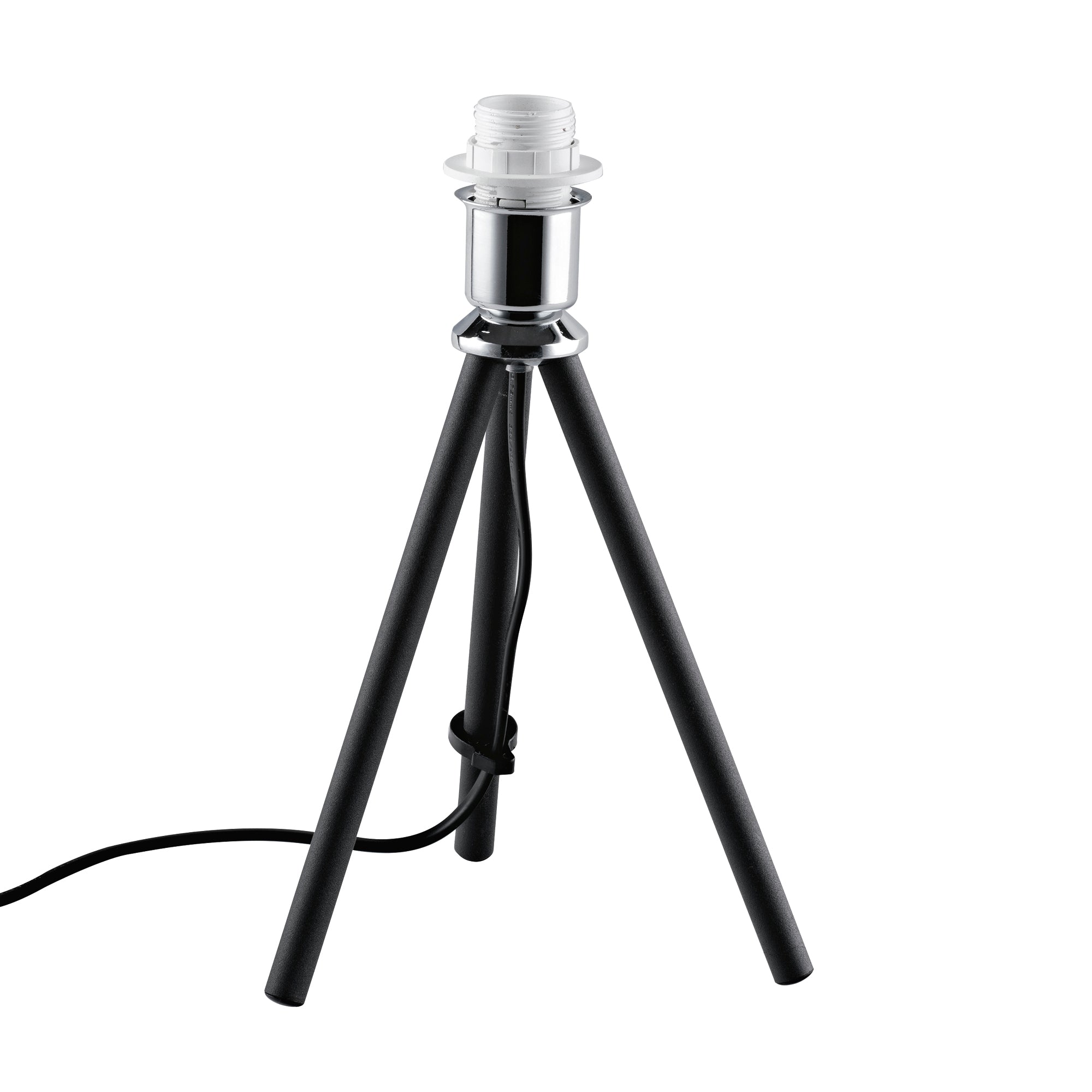 "Base lampada da tavolo MARILYN in metallo nero 25 cm."