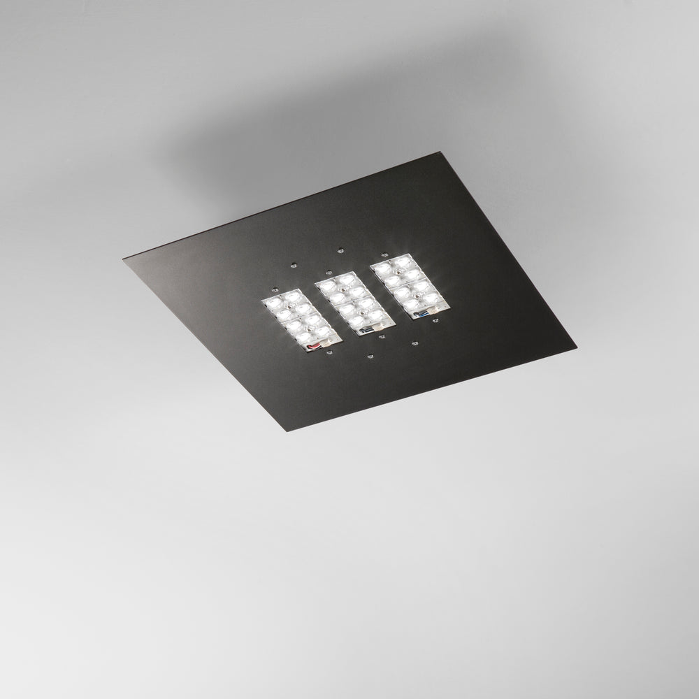 MODULO LED OSRAM BRIGHTMAX NERO 60W 9600LM 2700K CON MEZZANOTTE VIRTUALE 40X40X4,2CM