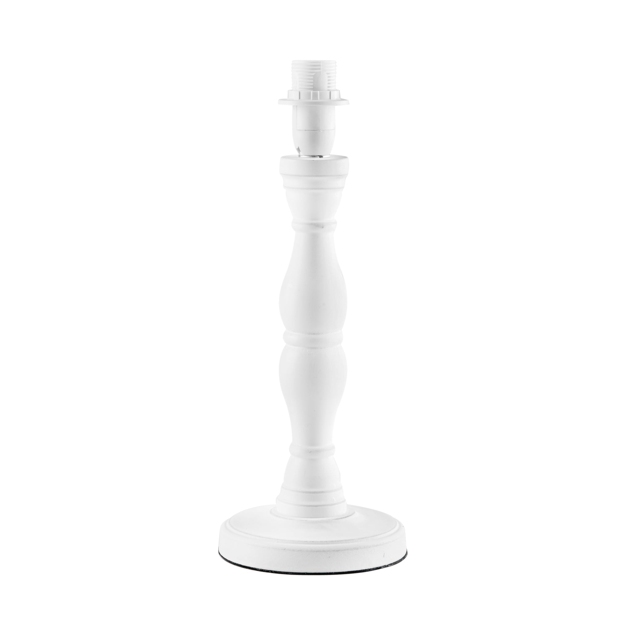 "Base lampada da tavolo SWEET in legno bianco 30 cm, 12 cm. Ø."