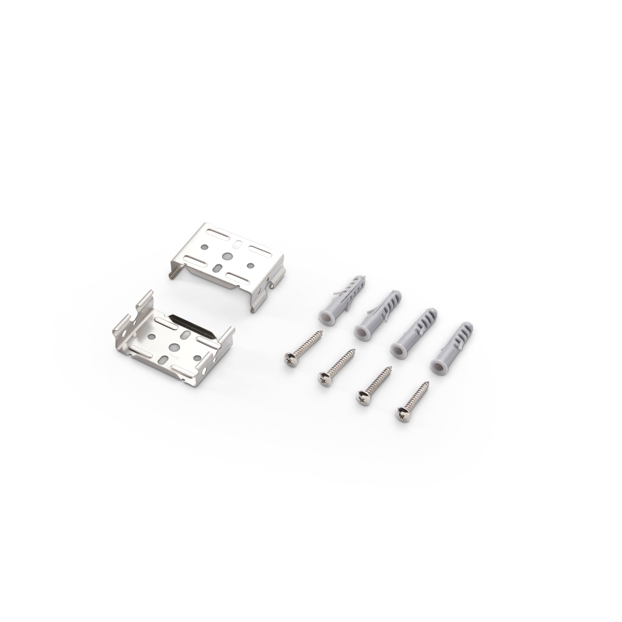 "Kit 2 staffe per fissaggio a plafoniera barra LED BUSBAR"