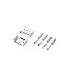 "Kit 2 staffe per fissaggio a plafoniera barra LED BUSBAR"