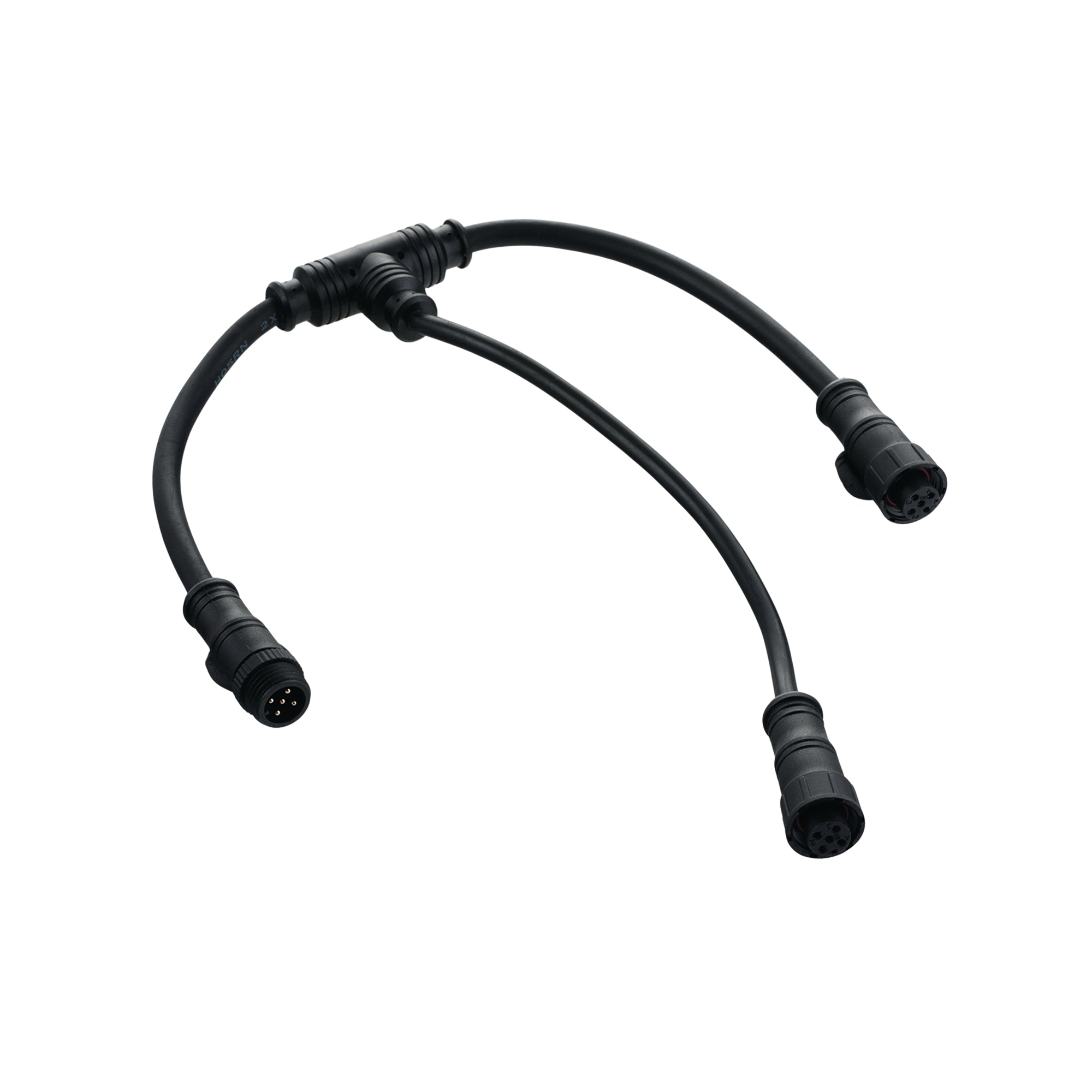 "40+20 cm Cavo di connessione a T connettore M+F+F"