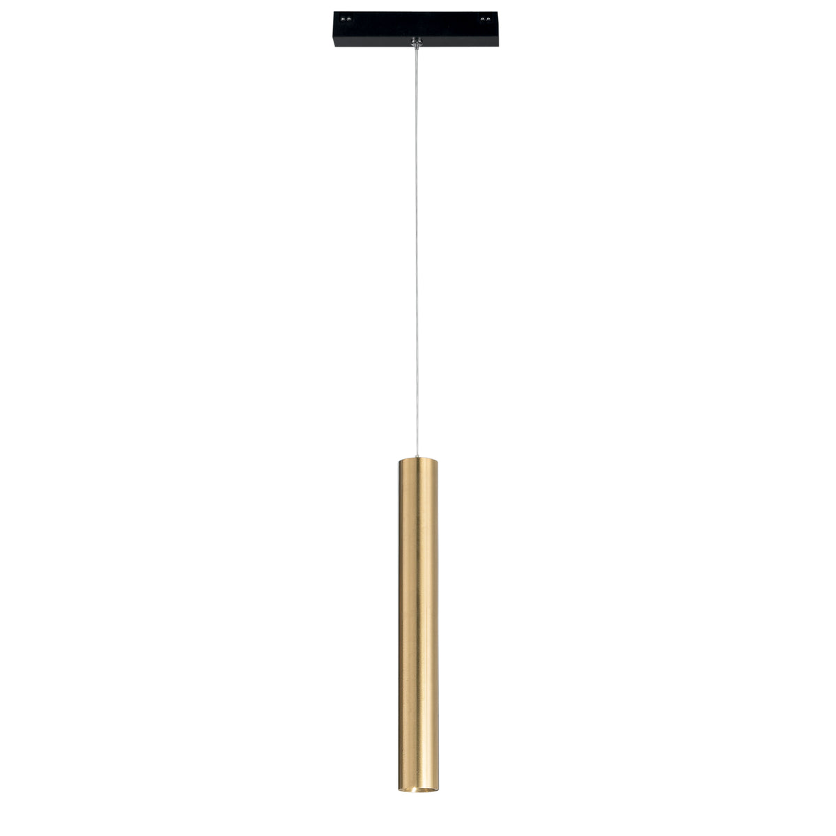 "Sospensione binario DAVINCI 48V in alluminio oro 3W luce calda"