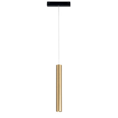 "Sospensione binario DAVINCI 48V in alluminio oro 3W luce calda"