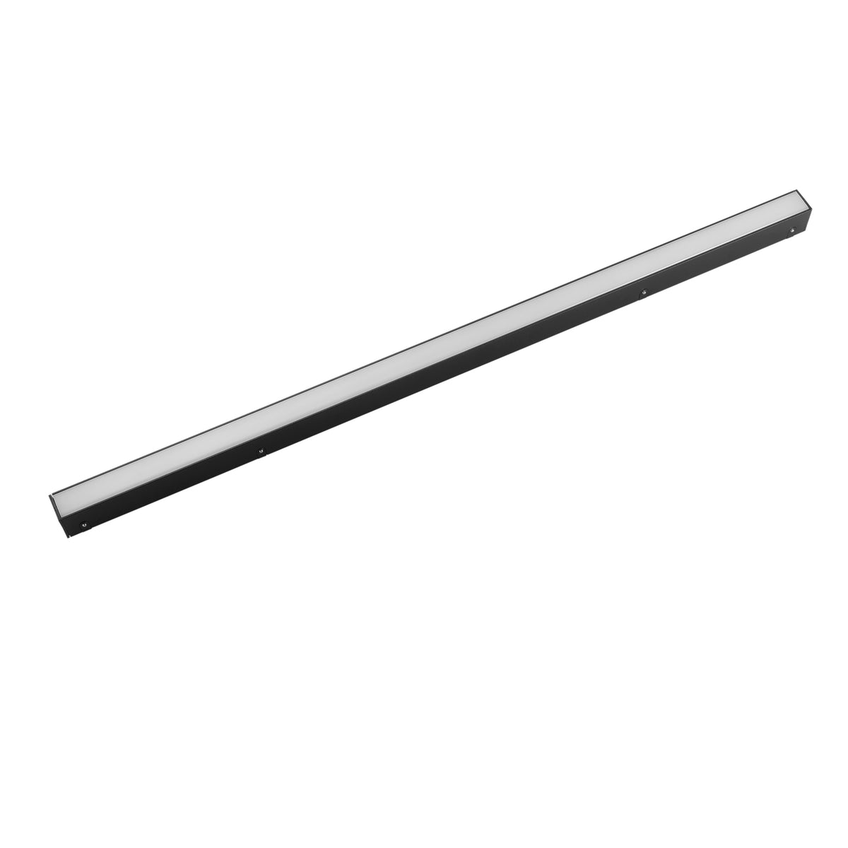 "Lampada LED lineare per binario DAVINCI nera 20W luce calda"