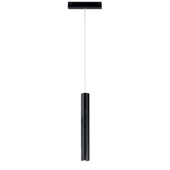 "Lampada LED a sospensione per binario DAVINCI nera 3W luce naturale"