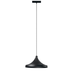 "Sospensione binario DAVINCI 48V in alluminio nero 18W luce naturale"