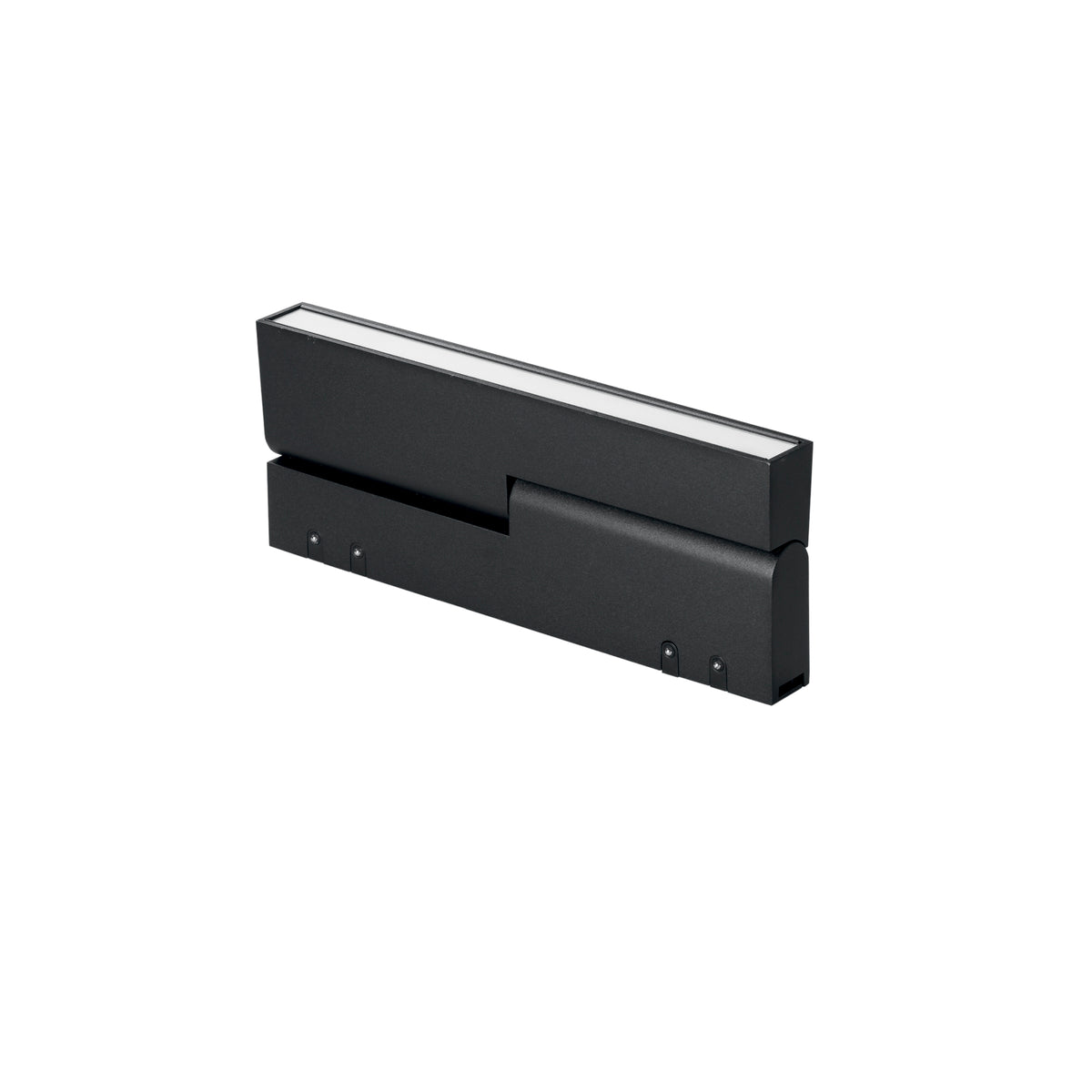 "Lampada LED per binario DAVINCI nera 10W luce calda"
