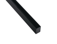 "Binario 48V DAVINCI in alluminio nero 2 metri"