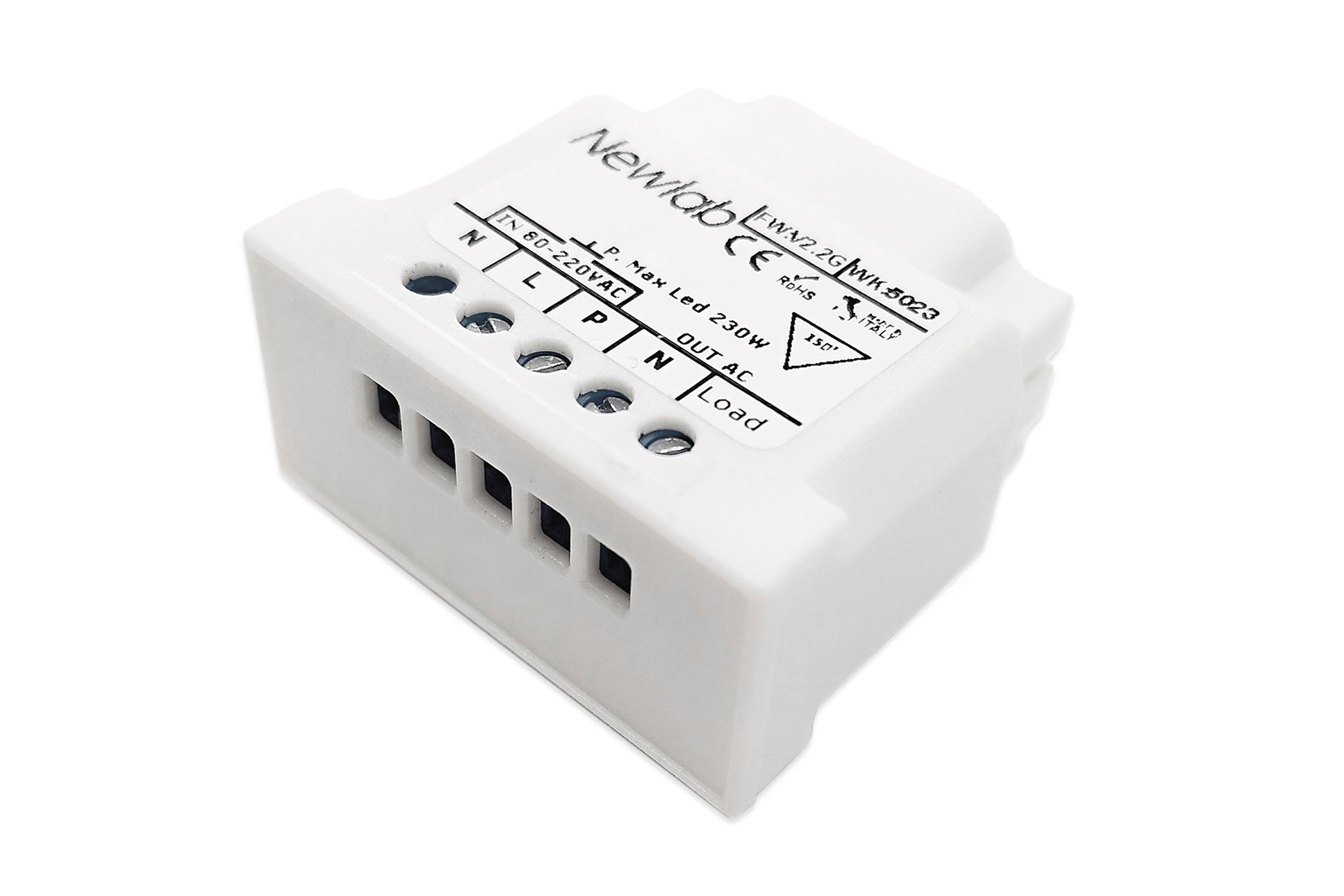 "Dimmer - Ingresso PUSH Uscita taglio di fase senza bisogno di modifcare l'impianto di casa."